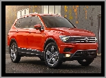 Volkswagen Tiguan, Bok, Czerwony, Przód